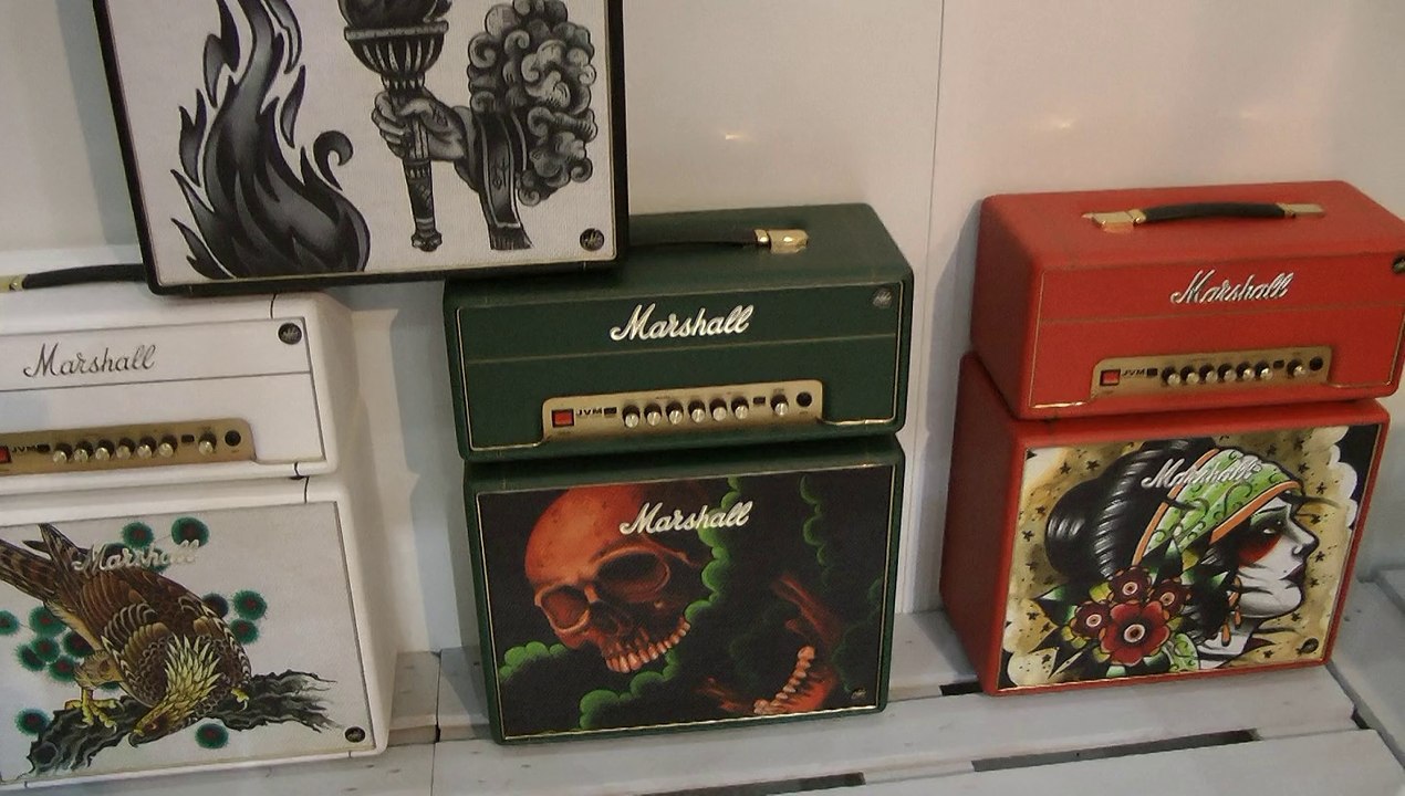 Marshall Custom Tattoo Serie - Musikmesse 2014