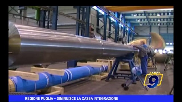 Regione Puglia | Diminuisce la cassa integrazione