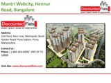 Mantri Webcity Hennur Road Bangalore 2 BHK, 3 BHK Flats for Sale - 9028704500