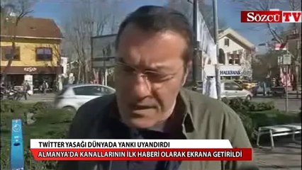 Twıtter'e erişim yasağı Almanya'da ilk haber