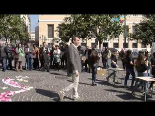 Napoli - ICS Virgilio 4: un flash mob per la legalità (21.03.14)