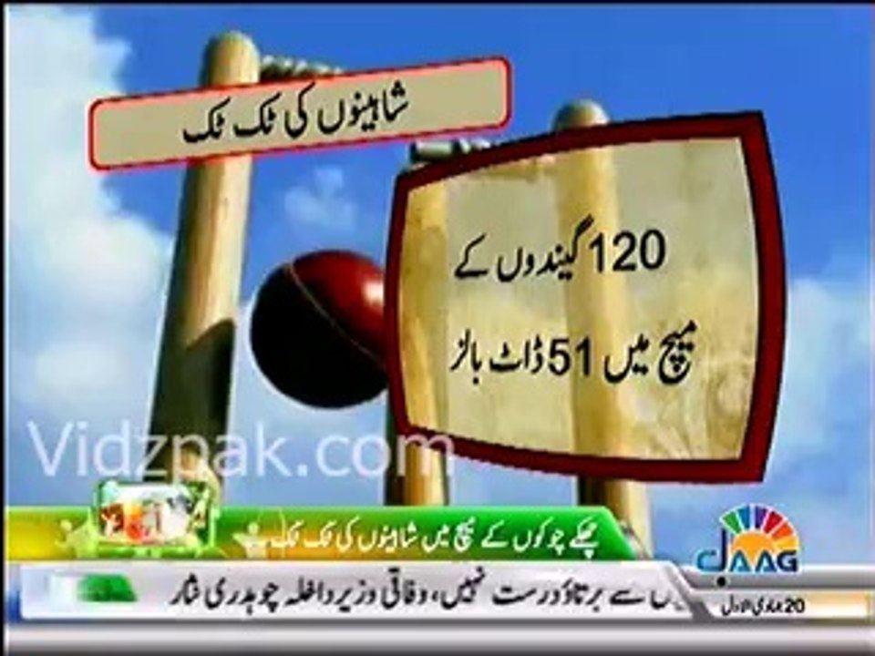 Out of total 120 balls Pak played 51 dot balls. That means 8 overs and 3 balls out of 20 overs were maiden