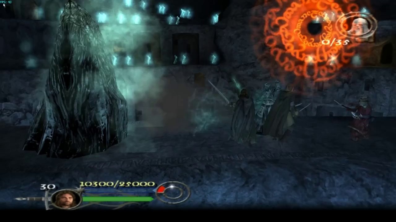 Lord of The Rings The Return of The King HD on Dolphin Emulator (Widescreen Hack) part2