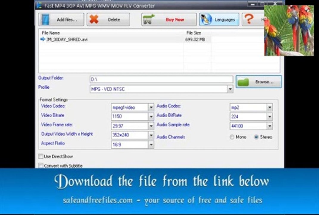 AVN Media Technologies Fast MP4 3GP AVI MPG WMV MOV FLV Converter 6.3 Full Version with Crack Download