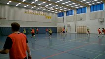La préparation de match des Finlandais de Riihimäki / Challenge Cup Handball