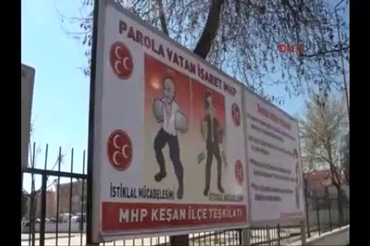 MHP'den Kılıçdaroğlu'na 'Bozkurt'lu afiş