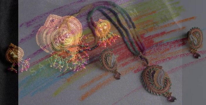 Gold Jewellery | Pendant Set | Satyam Jewellers