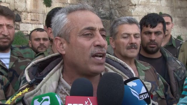 قلعة الحصن الاثرية في ريف حمص شاهدة على معارك ضارية