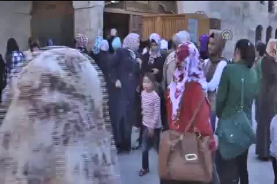 Balıklıgöl'de YGS için dua ettiler