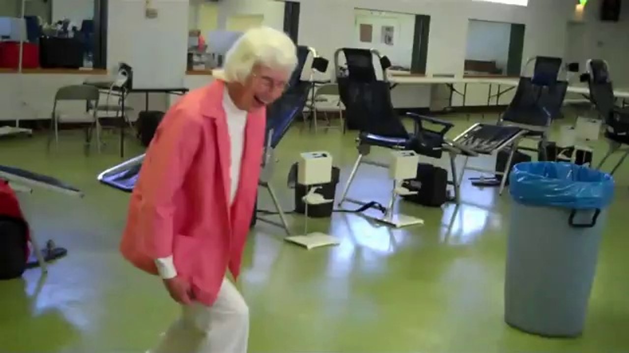 Grandma Pulls off a Double Backflip