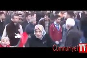 Erdoğan'a Erzurum'da Fethullah Gülen protestosu