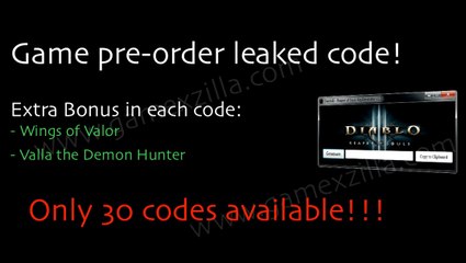 Diablo III RoS working Generator - with extra pre order bonus