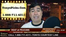 New Orleans Pelicans vs. Miami Heat Pick Prediction NBA Pro Basketball Odds Preview 3-22-2014