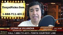 Villanova Wildcats vs. Connecticut Huskies Pick Prediction NCAA Tournament College Basketball Odds Preview 3-22-2014