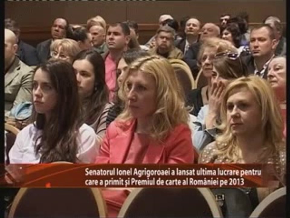PREMIUL DE CARTE A ROMANIEI PENTRU 2013 ESTE ACORDAT LUCRARII-IAR ADEVARUL NE VA FACE LIBERI DE IONEL AGRIGOROAEI