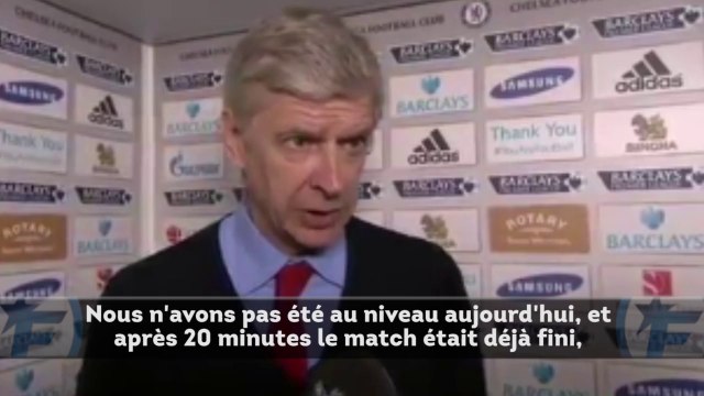 Arsène Wenger revient sur l'énorme claque de Stamford Bridge