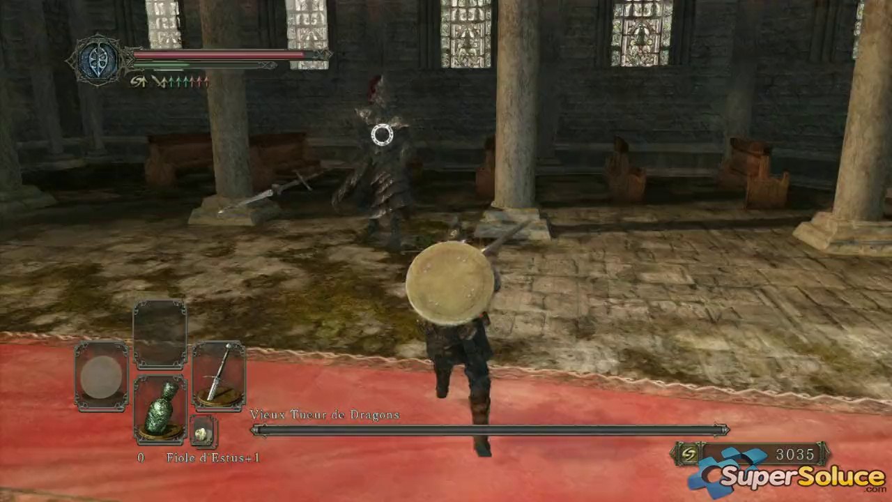 Dark Souls II - Combat contre le Vieux Tueur de Dragons