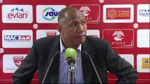 Conférence de presse Nîmes Olympique - RC Lens (3-3) : René MARSIGLIA (NIMES) - Antoine  KOMBOUARE (RCL) - 2013/2014