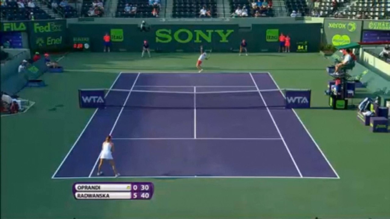 Miami: Stopp-Zauber bei Radwanska-Sieg