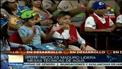 Maduro se reúne con integrantes de Mesas Técnicas de Agua