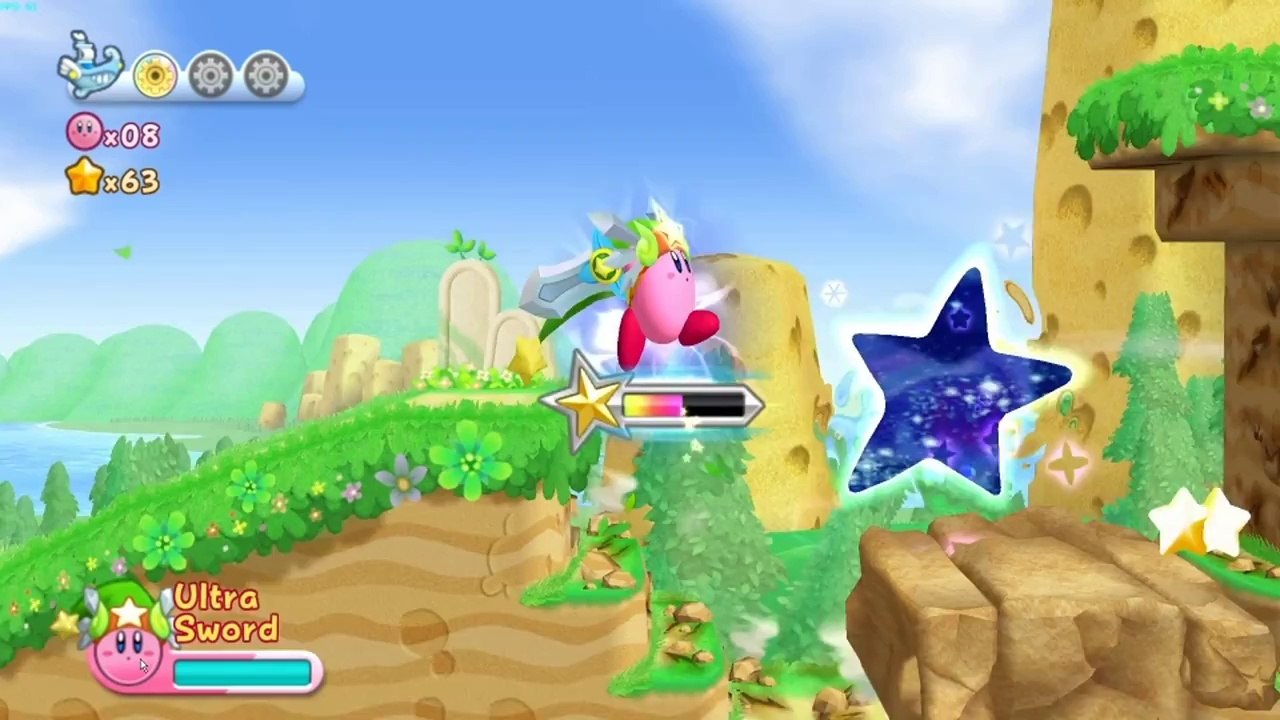 Kirbys Adventure HD on Dolphin Emulator