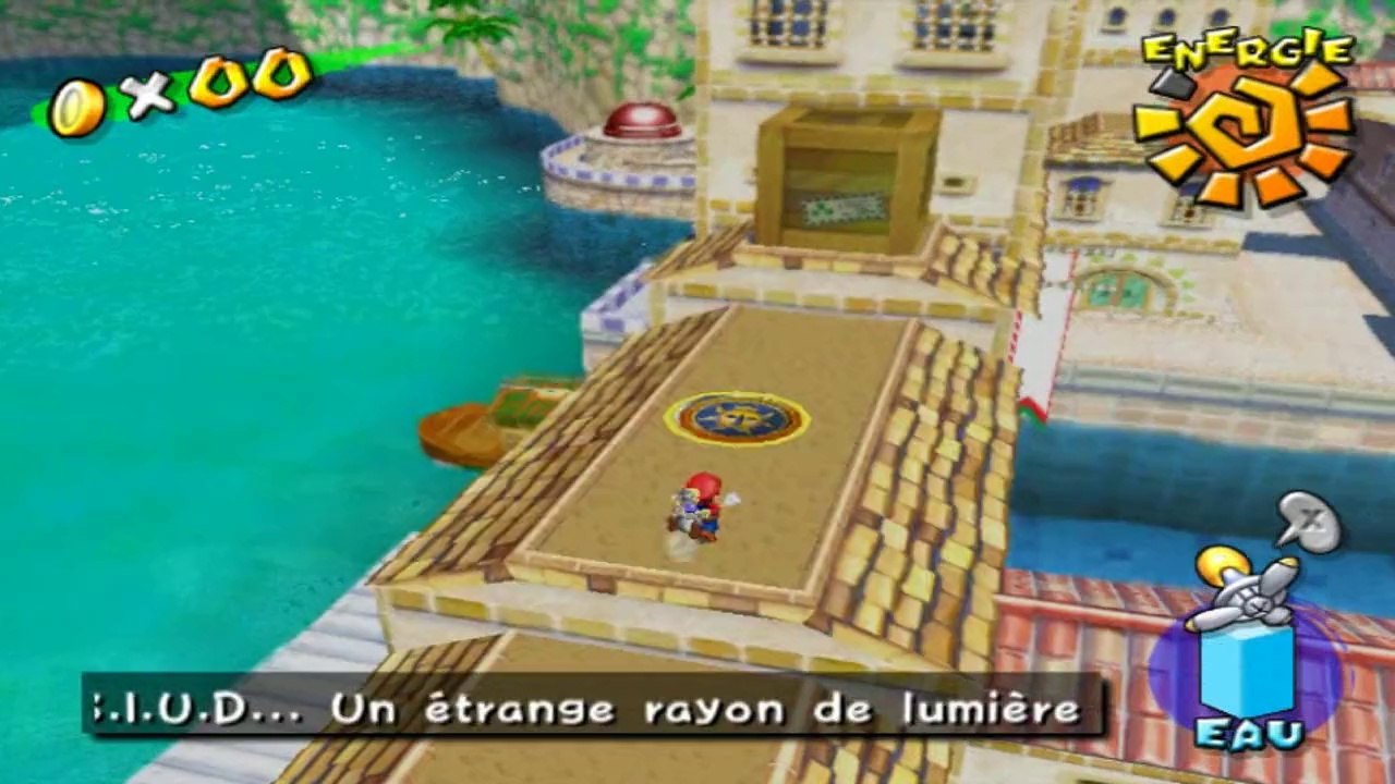 Super Mario Sunshine - Place Delfino - Soleil 1 : Effraction avec la Turbobuse