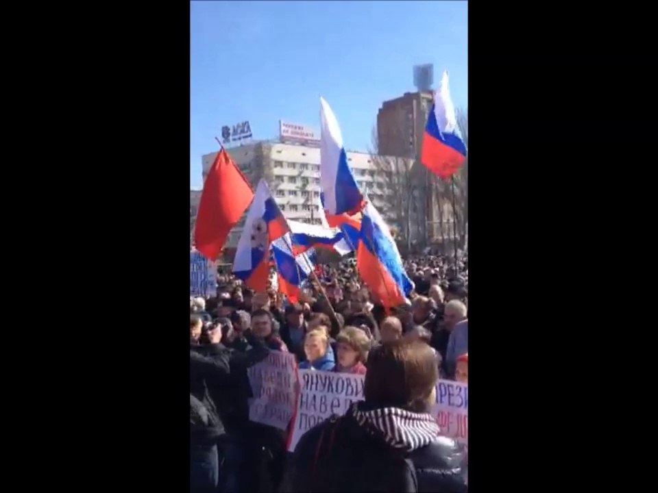 Ukraine : nouvelle manifestation à Donetsk contre un gouvernement jugé "illégitime"