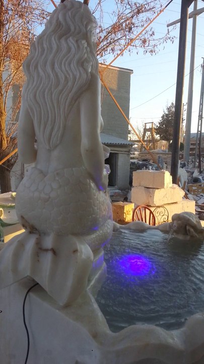 Mermer  Deniz Kızı (siren) Havuzu- tav-mer