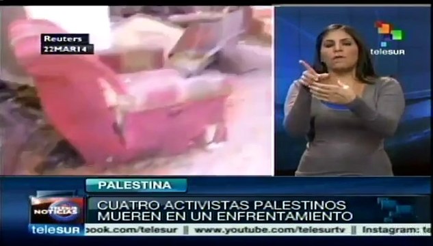 Mueren 4 activistas palestinos en enfrentamiento en Cisjordania
