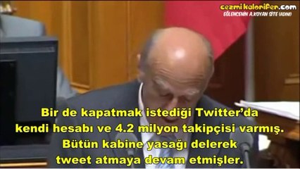 Twitter Yasağını Anlatırken Gülme Krizine Giren İsviçreli Bakan