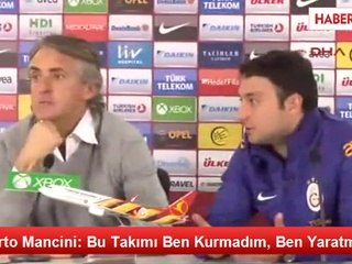 Roberto Mancini: Bu Takımı Ben Kurmadım, Ben Yaratmadım