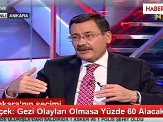 Gökçek: Gezi Olayları Olmasa Yüzde 60 Alacaktım