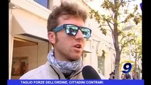 Taglio forze dell'ordine, cittadini contrari