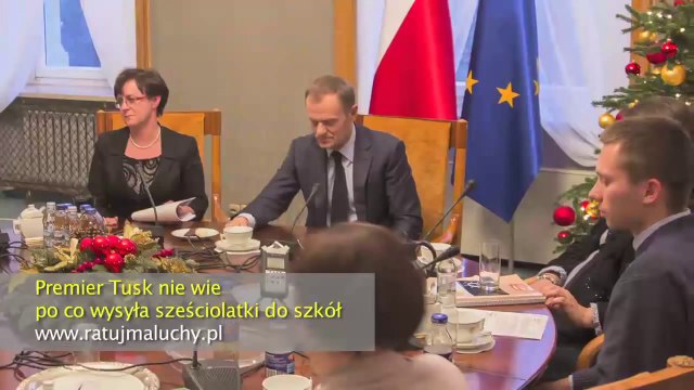 Premier Tusk nie wie po co wysyła sześciolatki do szkoły