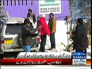 Report about snow covered Neelum