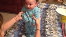 Cute Baby Can't Stop Smiling