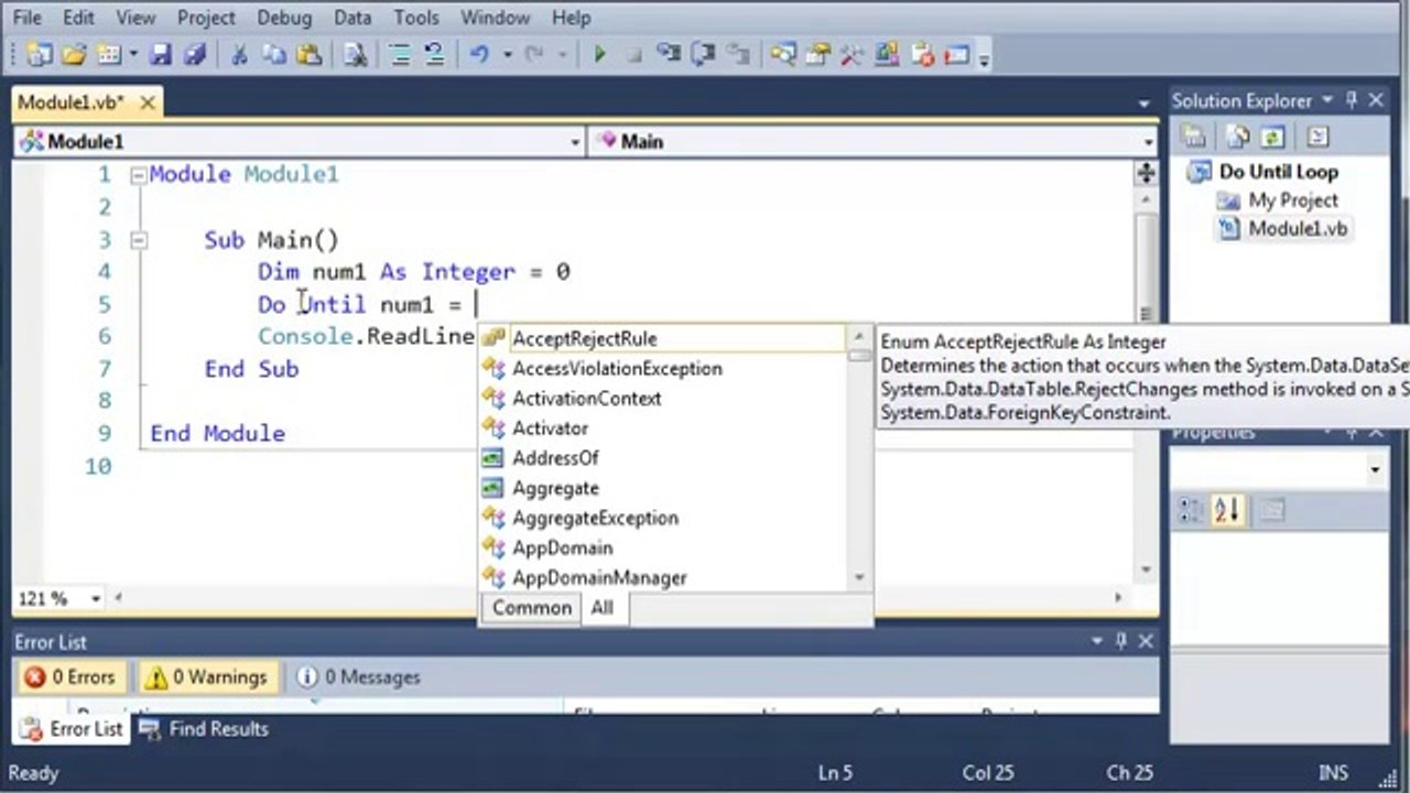 030 Do Until Loop Vb Net Video Dailymotion