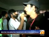 Pakistan's win over Australia celebrated