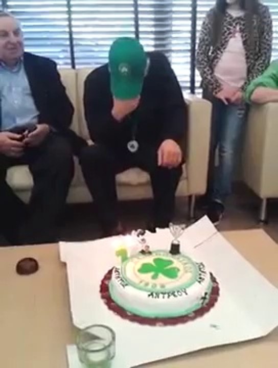 George Andreou's 77th Birthday Surprise, panathinaikos