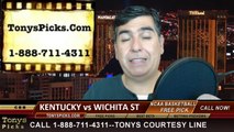 Wichita St Shockers vs. Kentucky Wildcats Pick Prediction NCAA Tournament College Basketball Odds Preview 3-23-2014