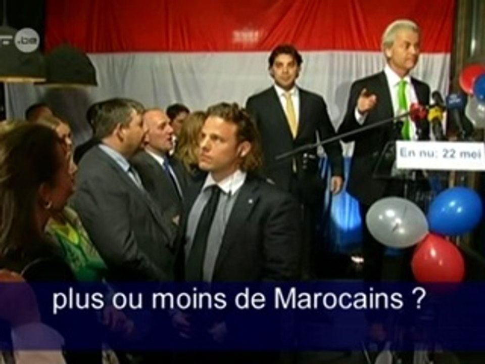 Pays-Bas: Geert Wilders veut "moins de Marocains" et le maintient