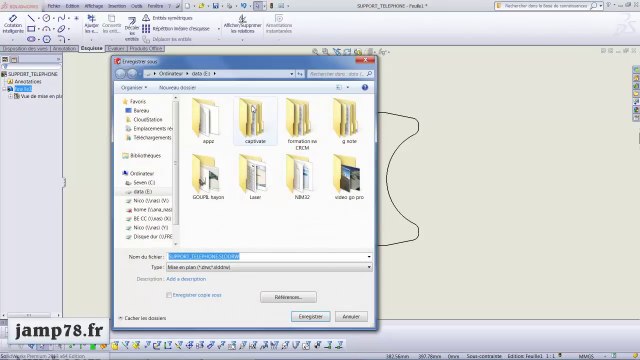 Tutoriel1: Importer de Solidworks vers RDcam Laserwork
