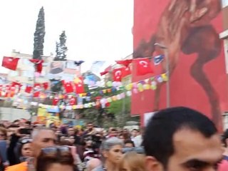 Ali İsmail Korkmaz Parkının açılışında Babası Şahap korkmaz ve Muharrem Ayvalıtaş 'ın konuşması