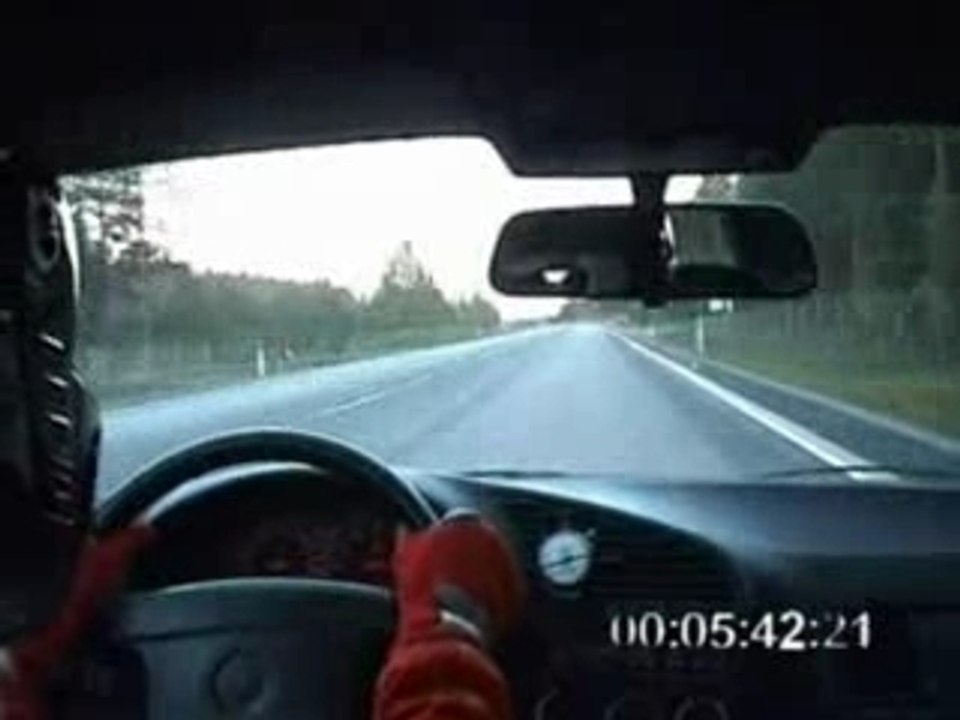Ghost Rider in car - BMW M3