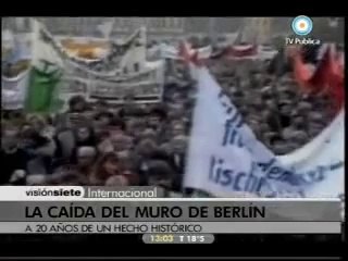 La caída del muro de Berlín