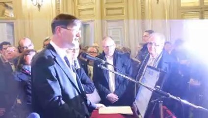 Proclamation des résultats des municipales à Cherbourg