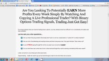Binary Options Trading Signals Review   WATCH THIS Before You Try Binary Options Trading Signals