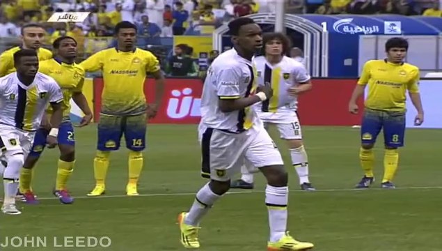 هدف الاتحاد الاول على النصر دوري جميل الجوله 24