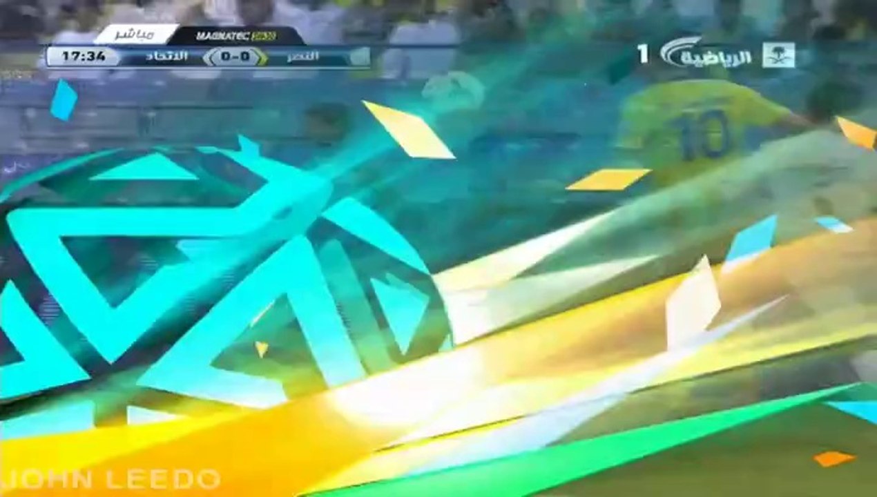 الشوط الاول مباراه النصر و الاتحاد كامله دوري جميل الجوله 24