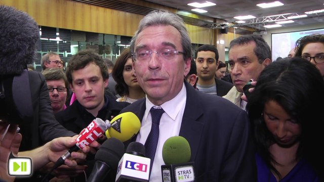 Strasbourg municipales 2014 : Réaction Roland Ries (1er tour)